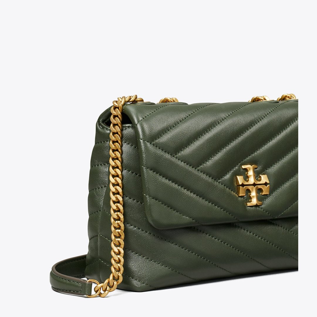 Tory Burch Small Kira Chevron Shoulder Bag SYCAMORE