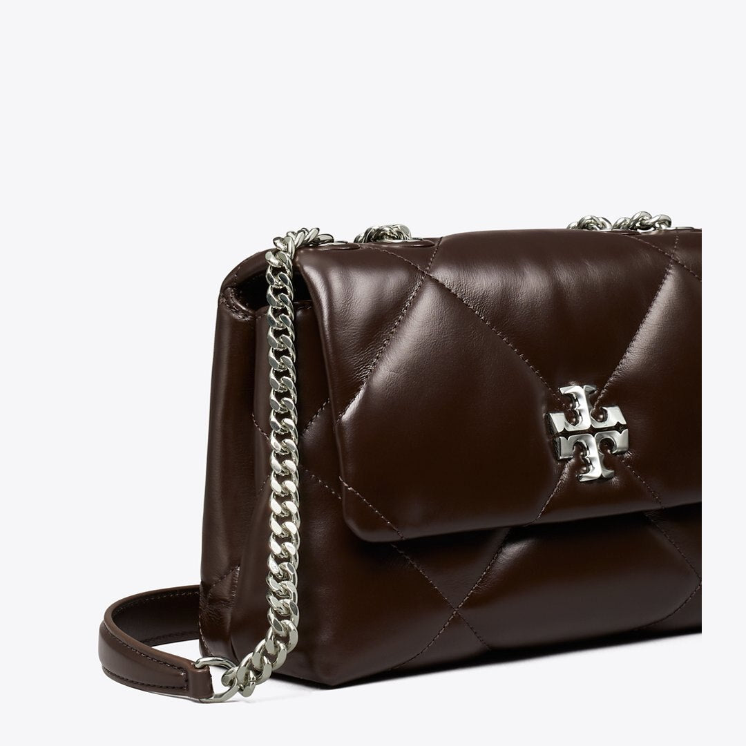 Tory Burch Small Kira Diamond Quilt Shoulder Bag Cocoa