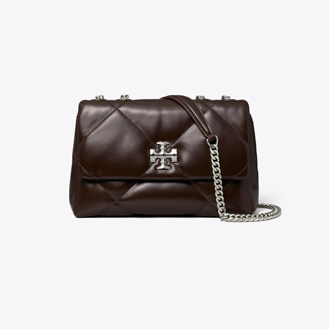 Tory Burch Small Kira Diamond Quilt Shoulder Bag Cocoa