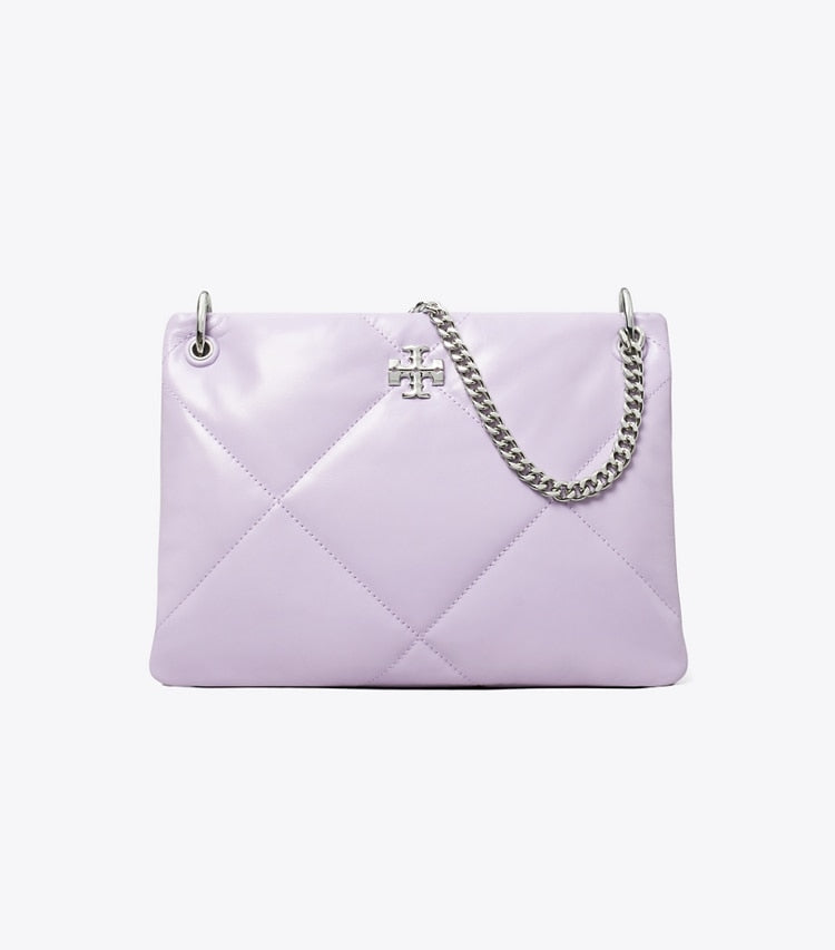 Small Kira Diamond Quilt Shoulder Bag Purple Heather Purple Heather