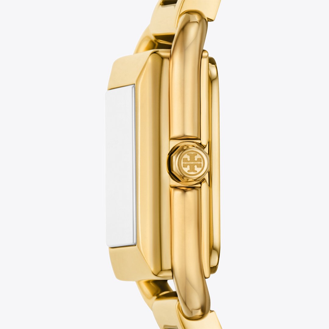 Tory Burch Small Kira Watch Gift Set IVORY/GOLD/BLACK