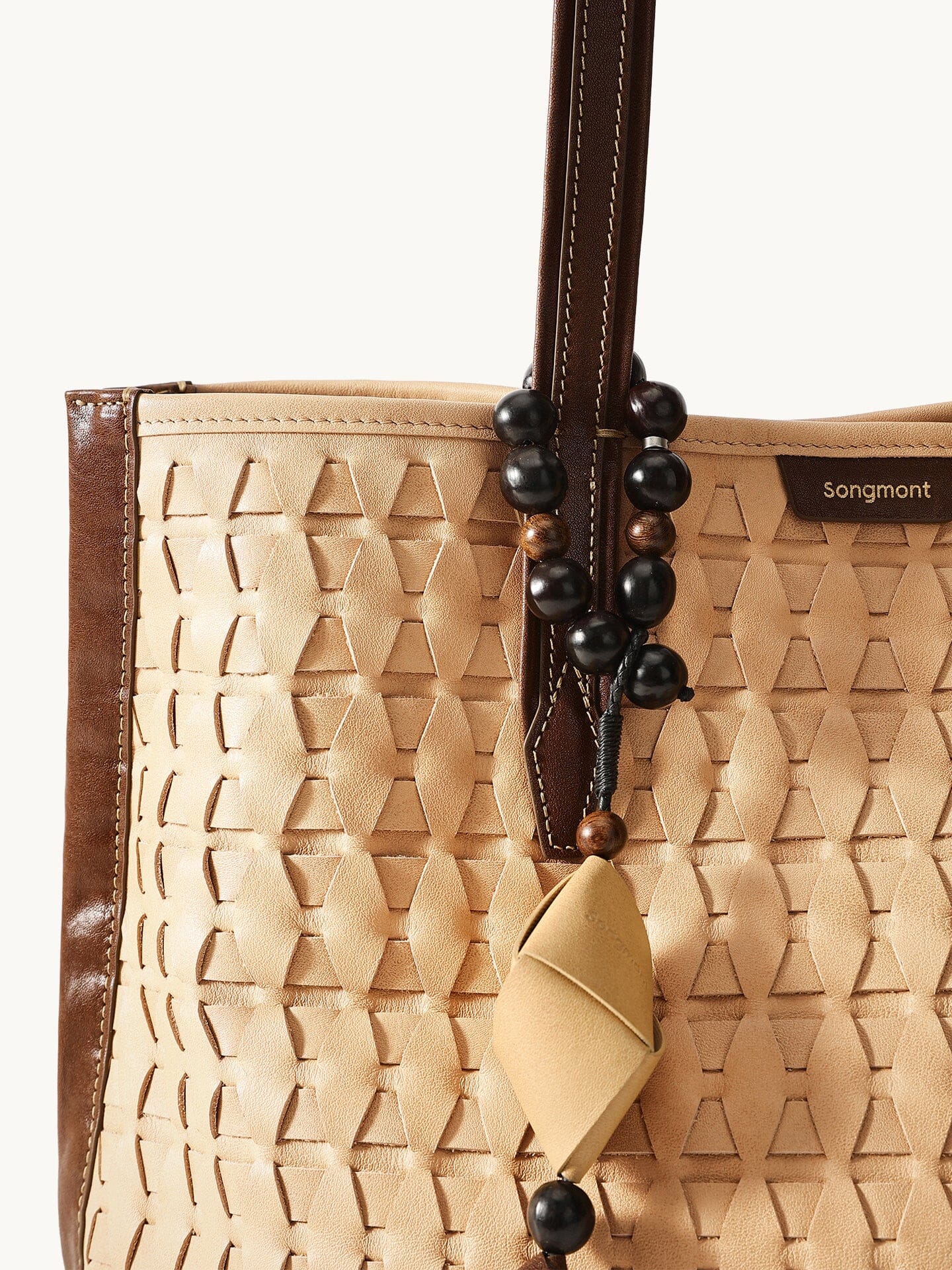 Songmont Small Lattice Tote Sulfur