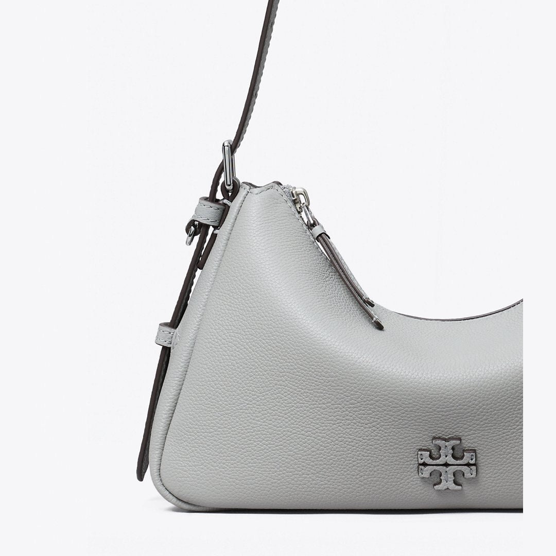Tory Burch Small Leather Shoulder Bag Misty Cloud