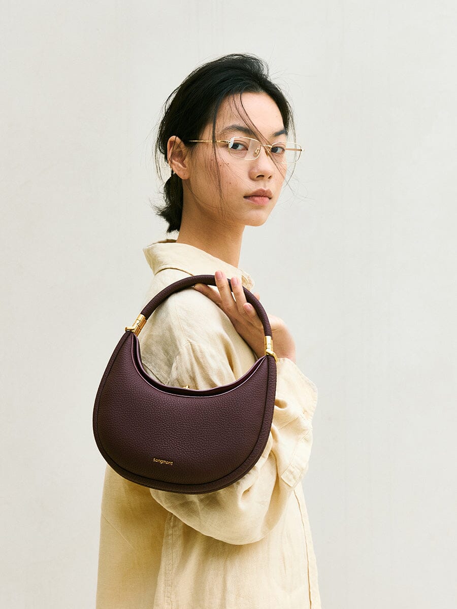 Songmont Small Luna Bag Burgundy