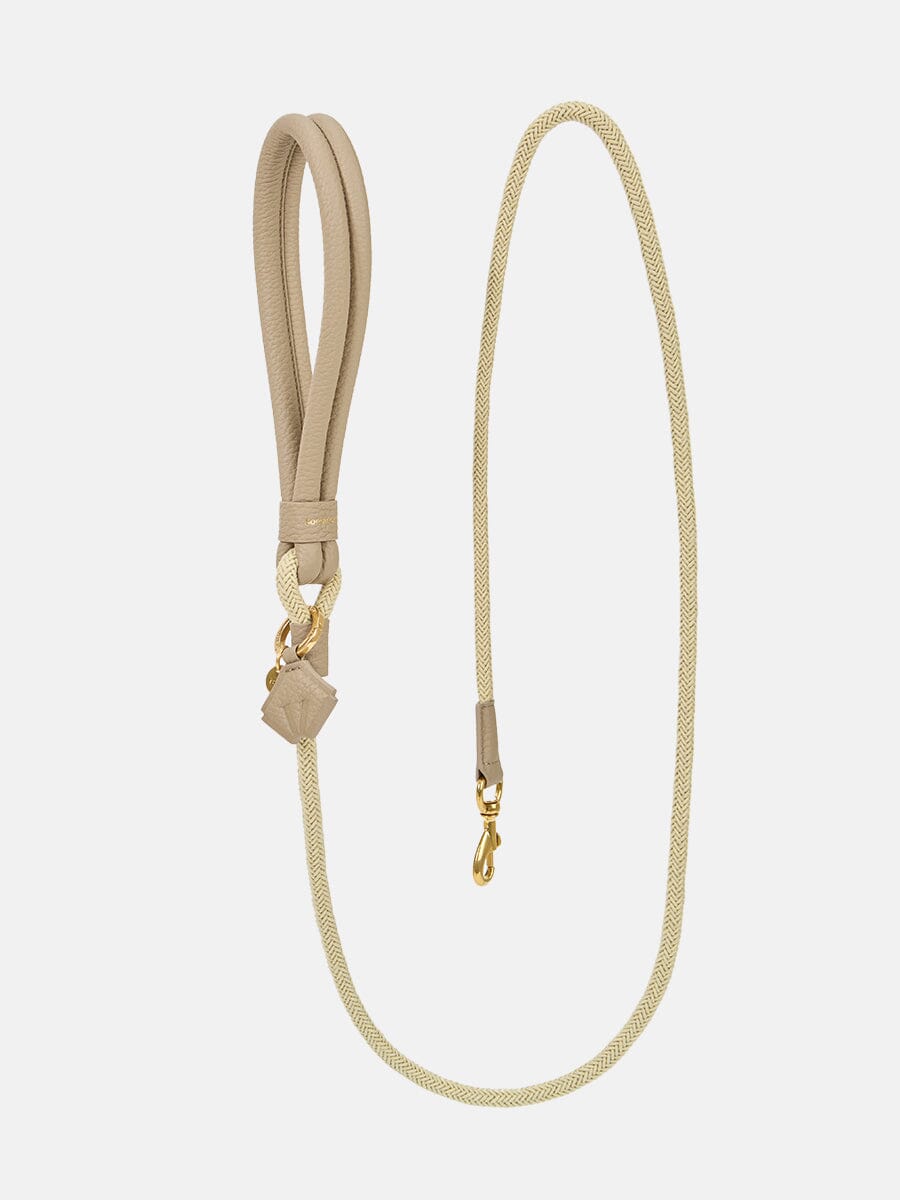 Songmont Small Luna & Pet Leash Box Ivory Cream Apricot