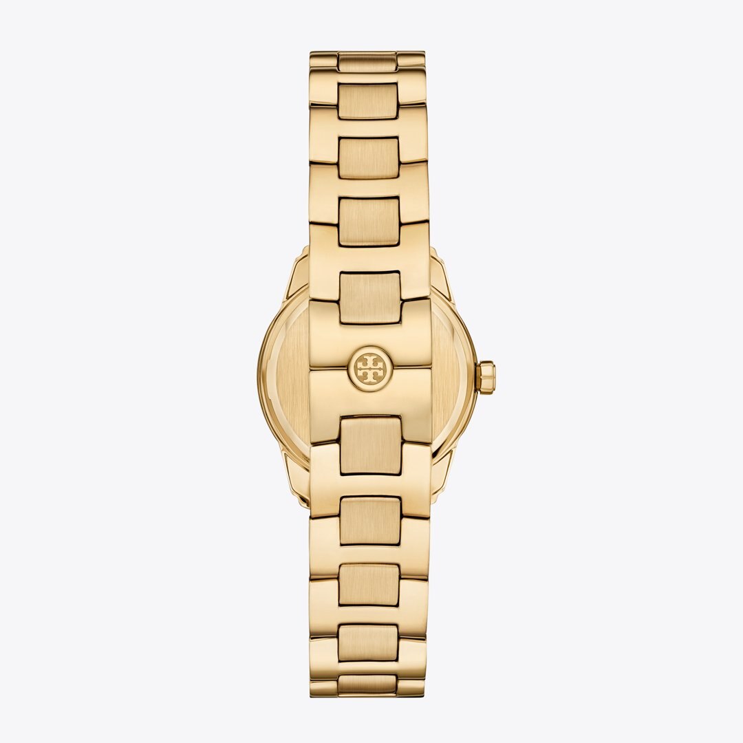 Tory Burch Small Miller Watch IVORY/PALE GOLD