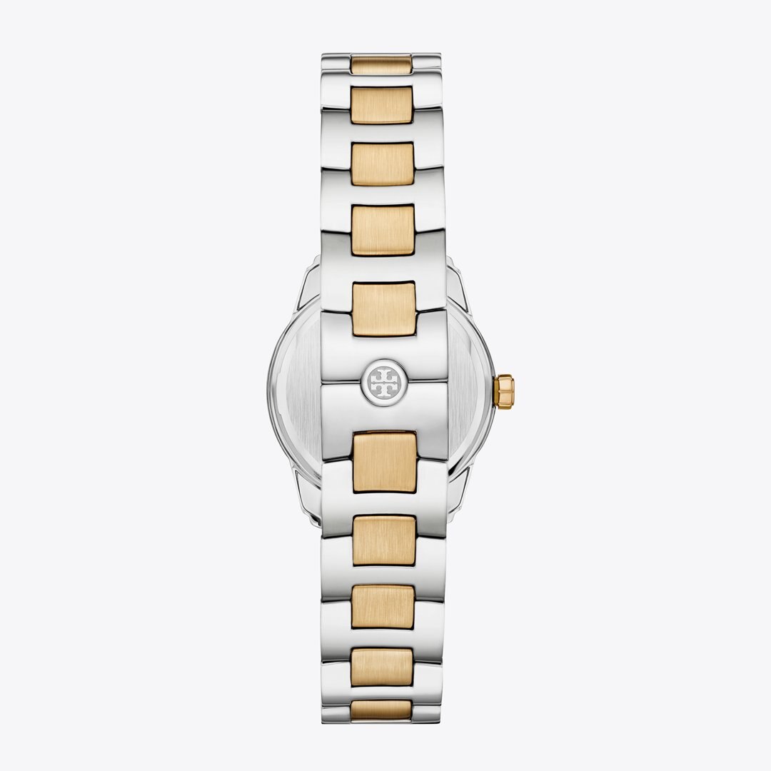 Tory Burch Small Miller Watch IVORY/TWO-TONE