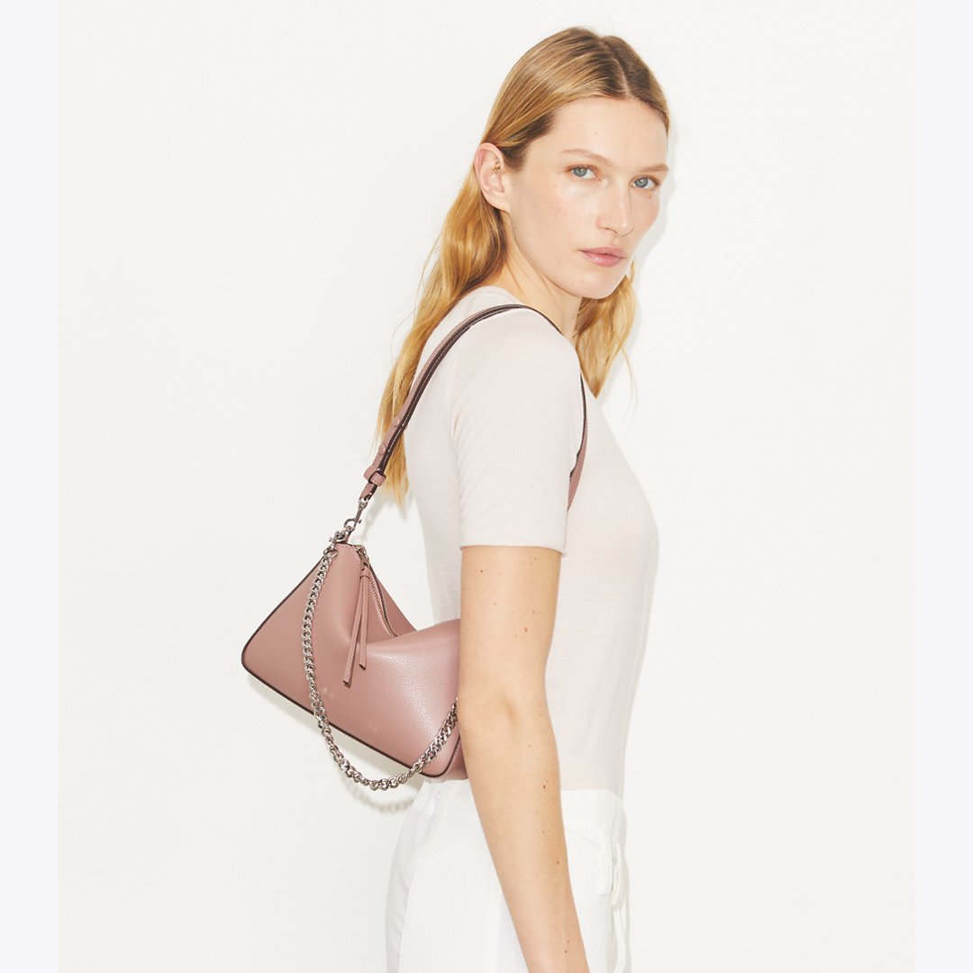 Tory Burch Small Perry Shoulder Bag Light Mauve