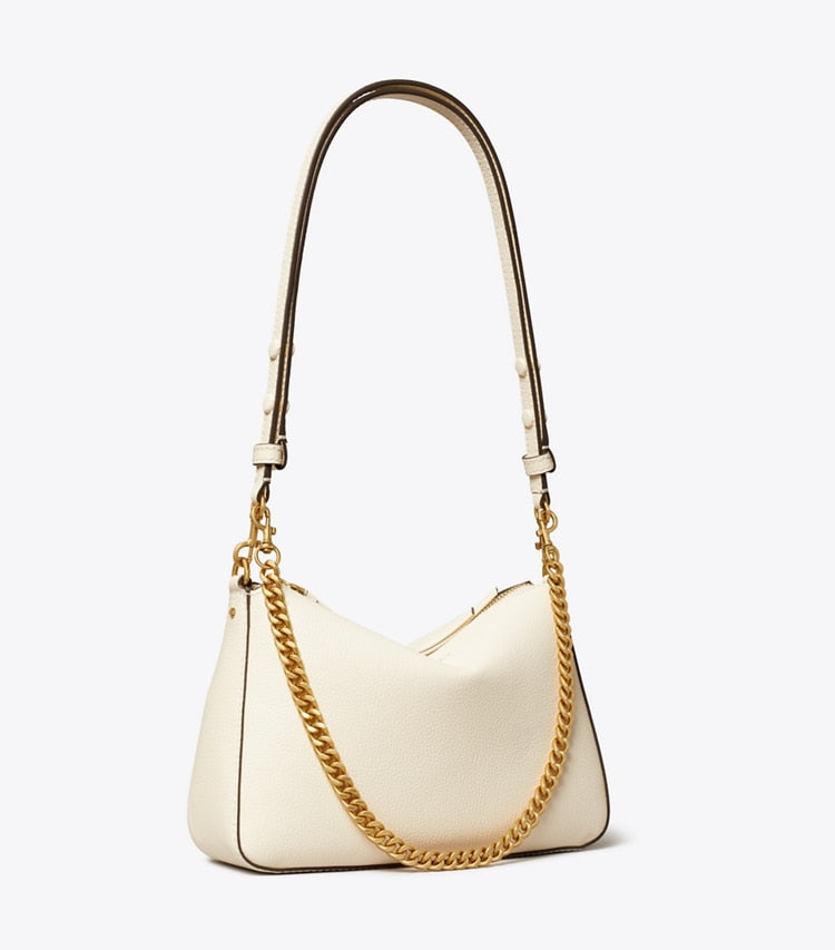 Small Perry Shoulder Bag Warm White Warm White