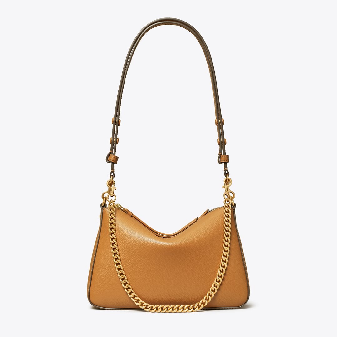 Tory Burch Small Perry Shoulder Bag Autumn Brown