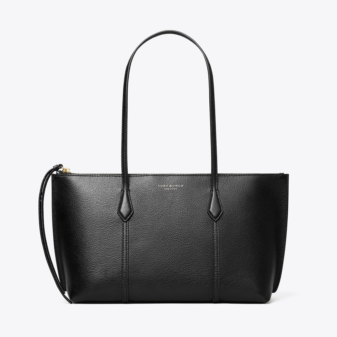 Tory Burch Small Perry Zip Tote Black
