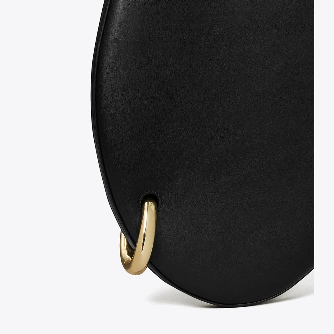 Tory Burch Small Pierced Handbag Black