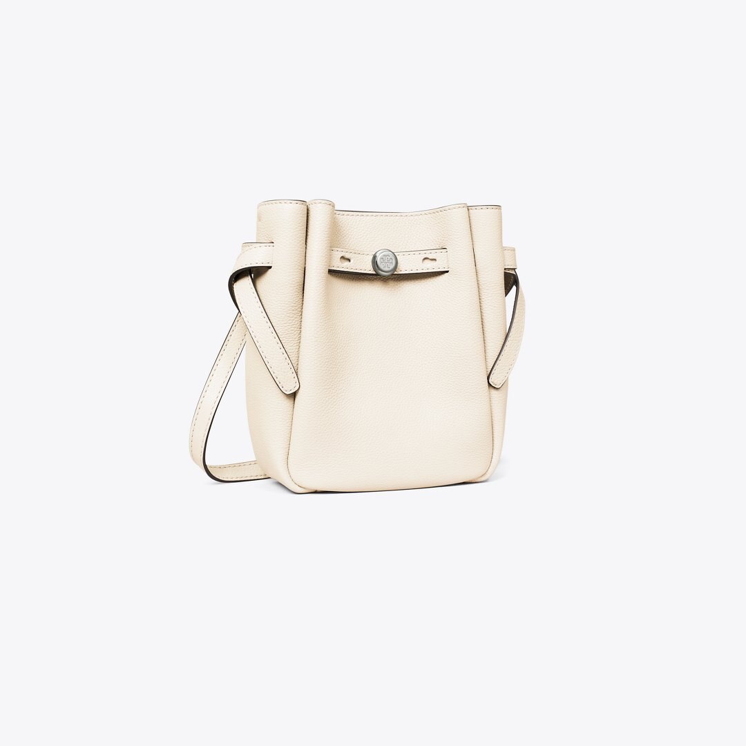 Tory Burch Small Romy Crossbody Light Cream