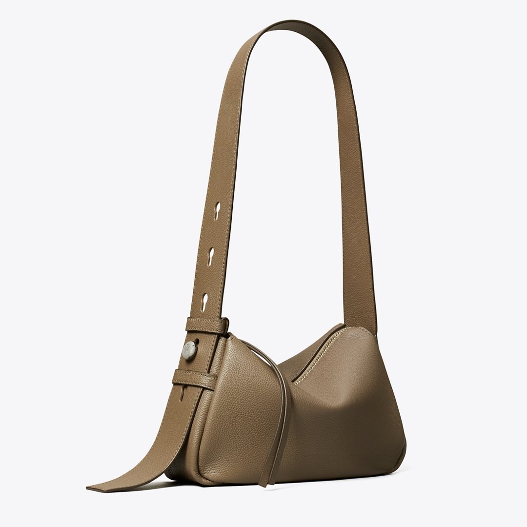 Tory Burch Small Romy Shoulder Bag Wild Mushroom