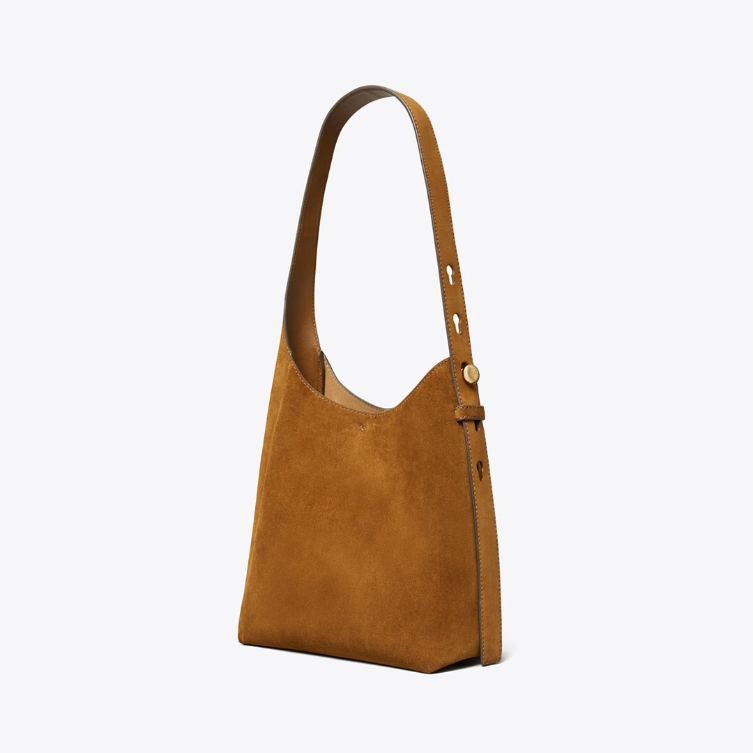 Tory Burch Small Romy Suede Hobo Bag Park Bench