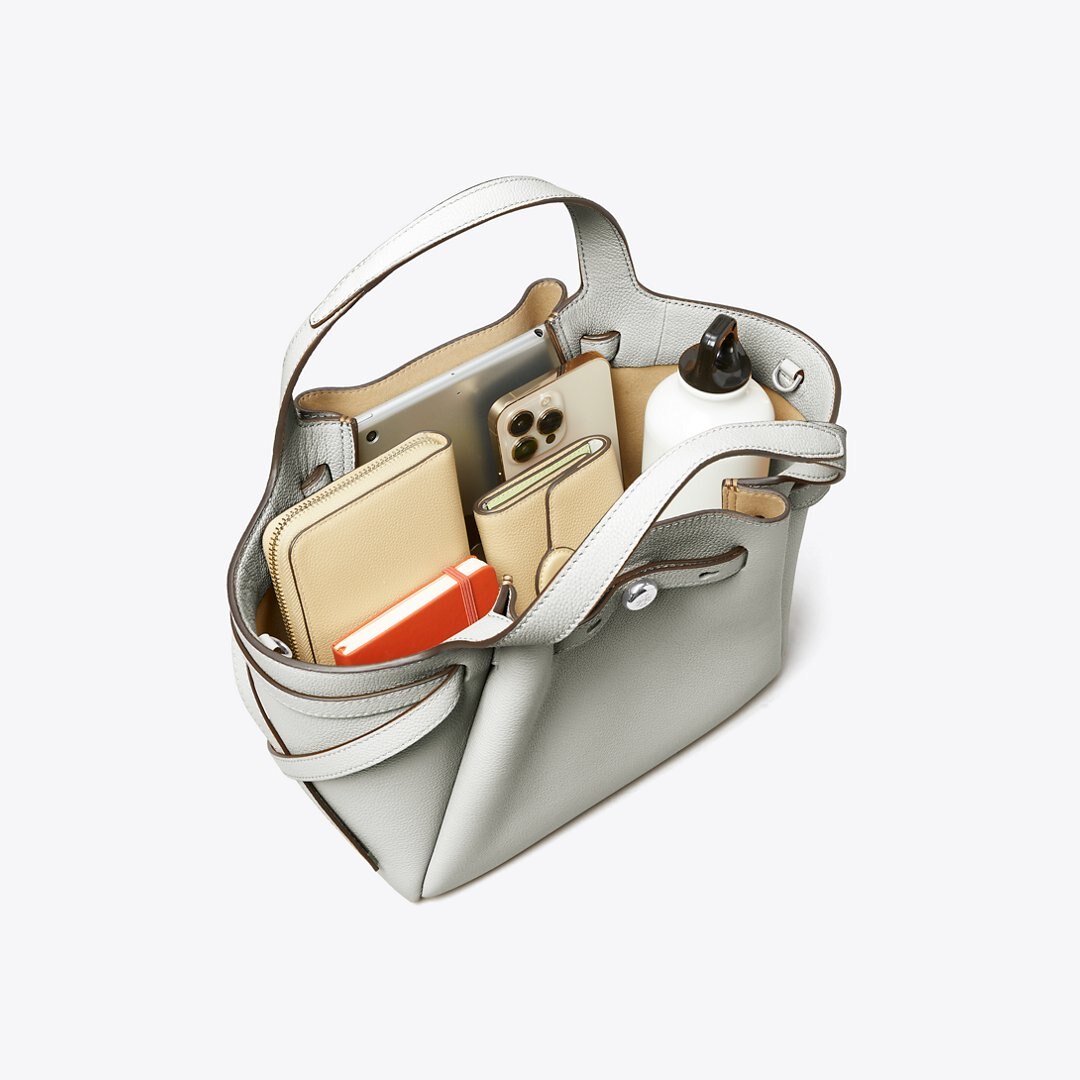 Tory Burch Small Romy Tote Light Granite