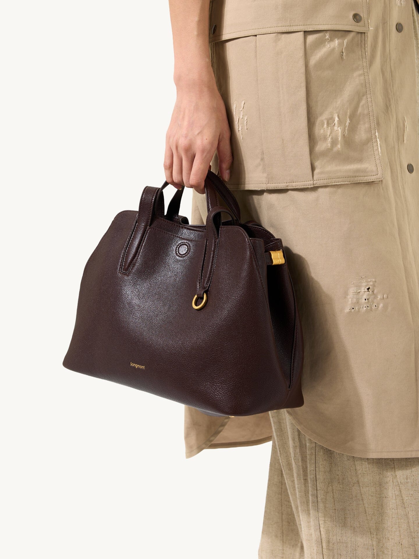 Songmont Small Yore Tote Bag Raisin