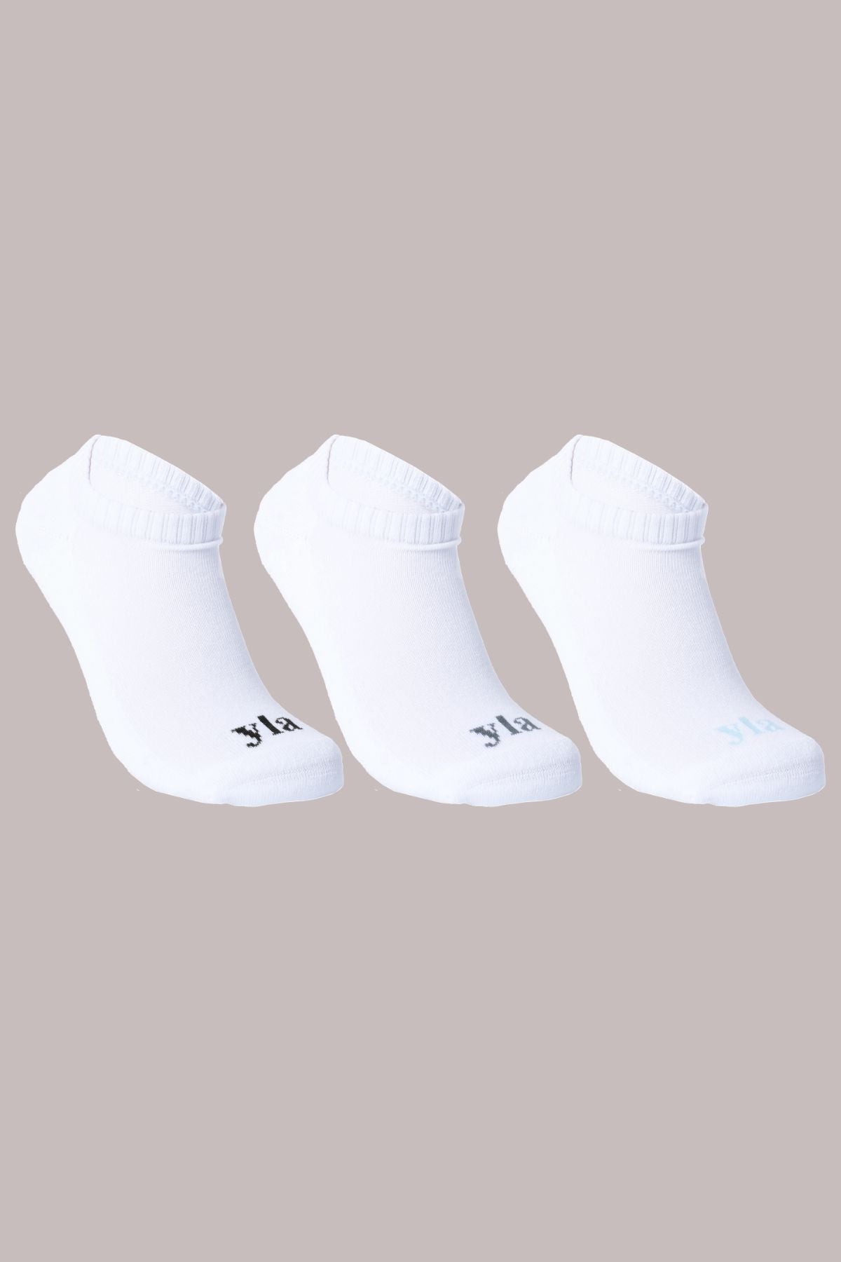 YoungLA W635 Staple Ankle socks (3 Pack) Pastel Pack 1