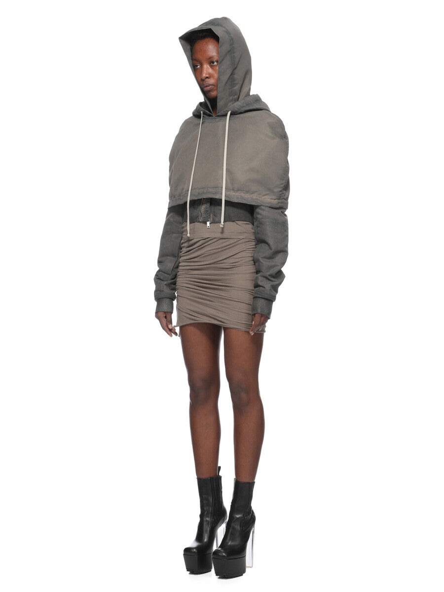 Rick Owens Hooded Cropped Flight