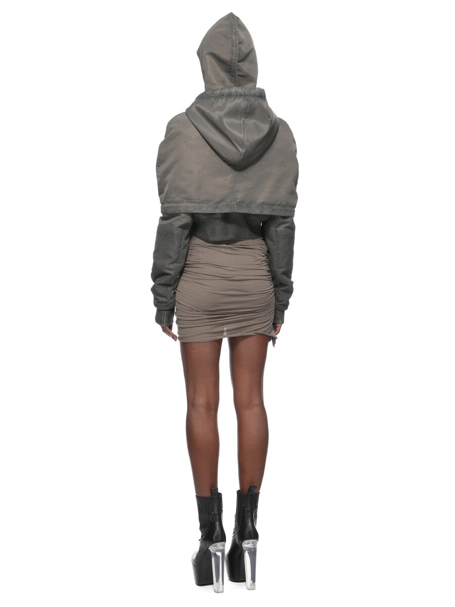 Rick Owens Hooded Cropped Flight
