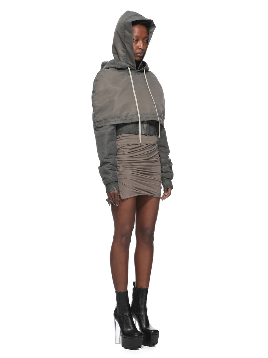 Rick Owens Hooded Cropped Flight