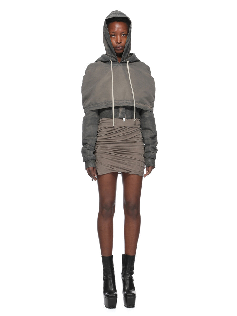 Rick Owens Hooded Cropped Flight