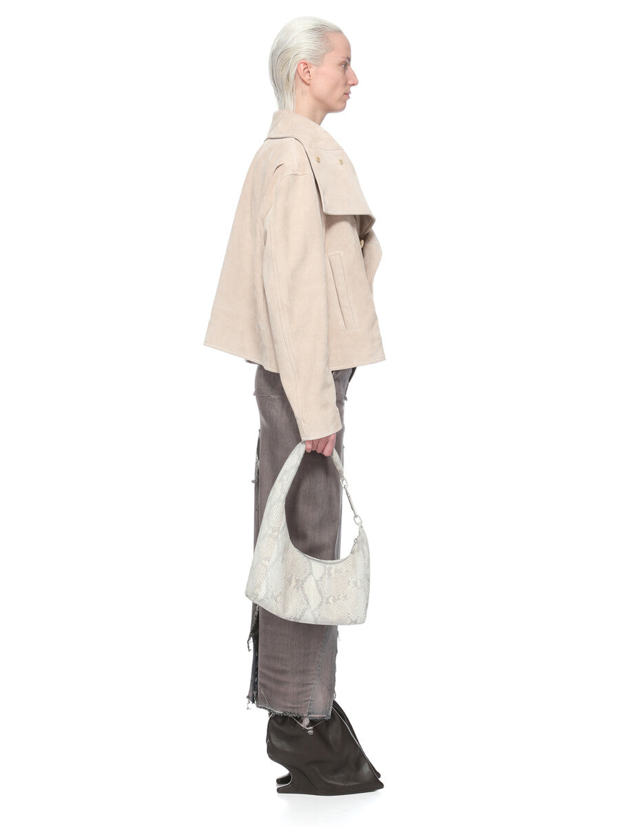 Rick Owens Denim Sliced Skirt