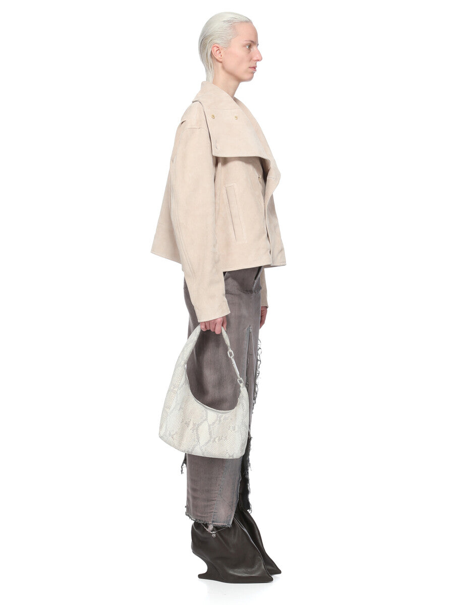 Rick Owens Denim Sliced Skirt
