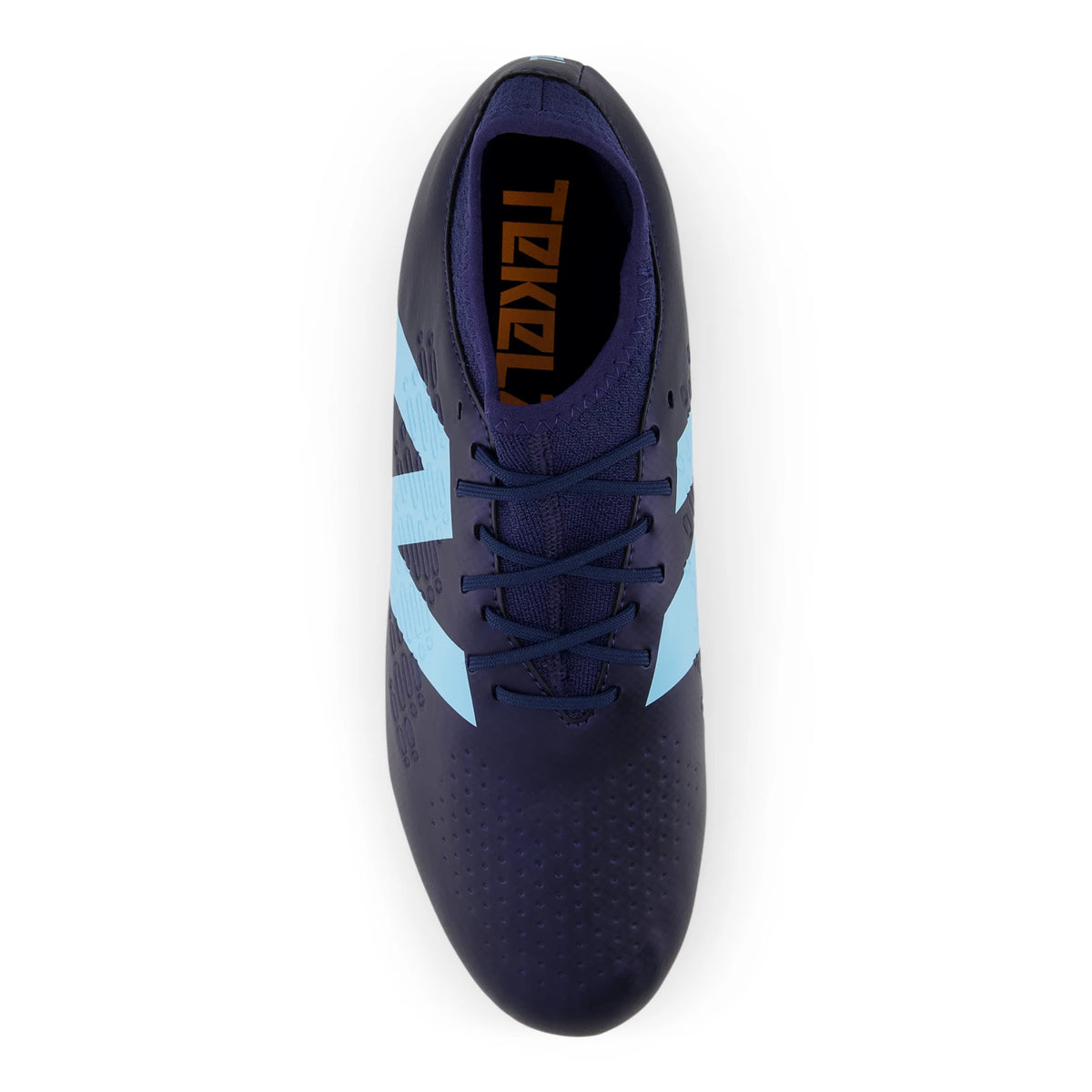 New Balance Tekela Magique FG V4 Nb Navy with Team Sky Blue and Hot Mango