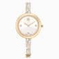 Swarovski Sublima Bangle Watch Swiss Made Metal Bracelet Gold Tone Champagne Gold-Tone Finish SW5734635