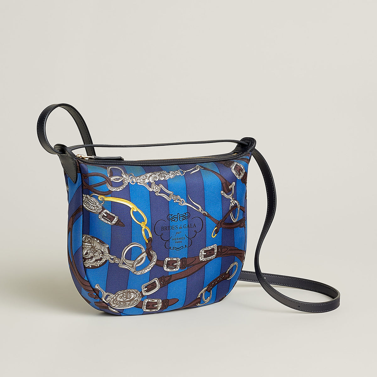 Hermes Sursoie To Go Pouch Bleu Zellige