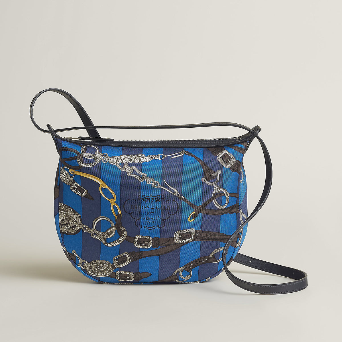 Hermes Sursoie To Go Pouch Bleu Zellige