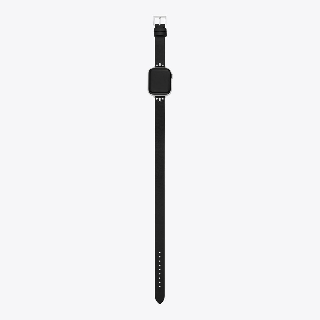 Tory Burch T Double Wrap Band for Apple Watch BLACK