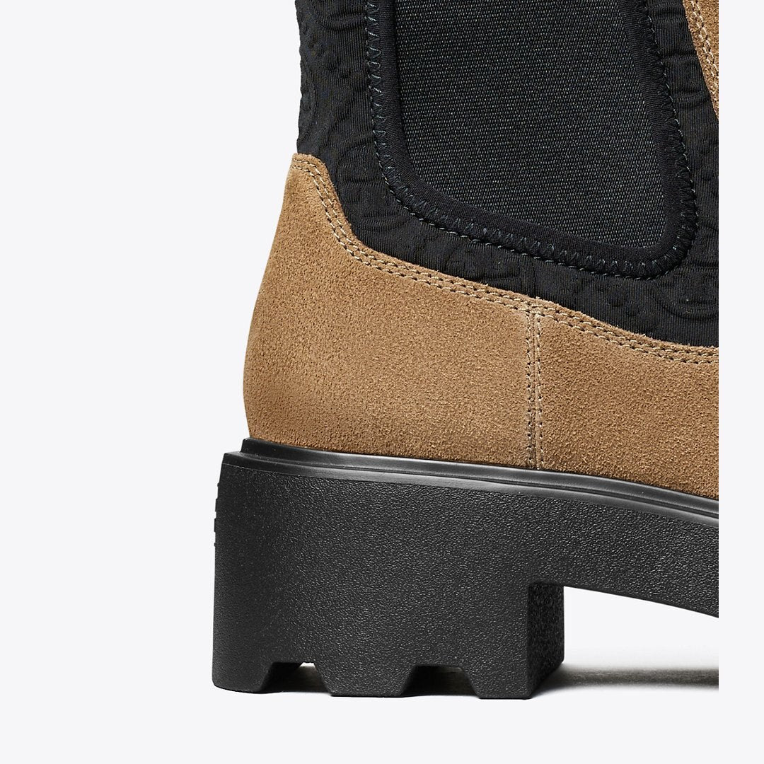 Tory Burch T Monogram Chelsea Lug Boot RIVER ROCK