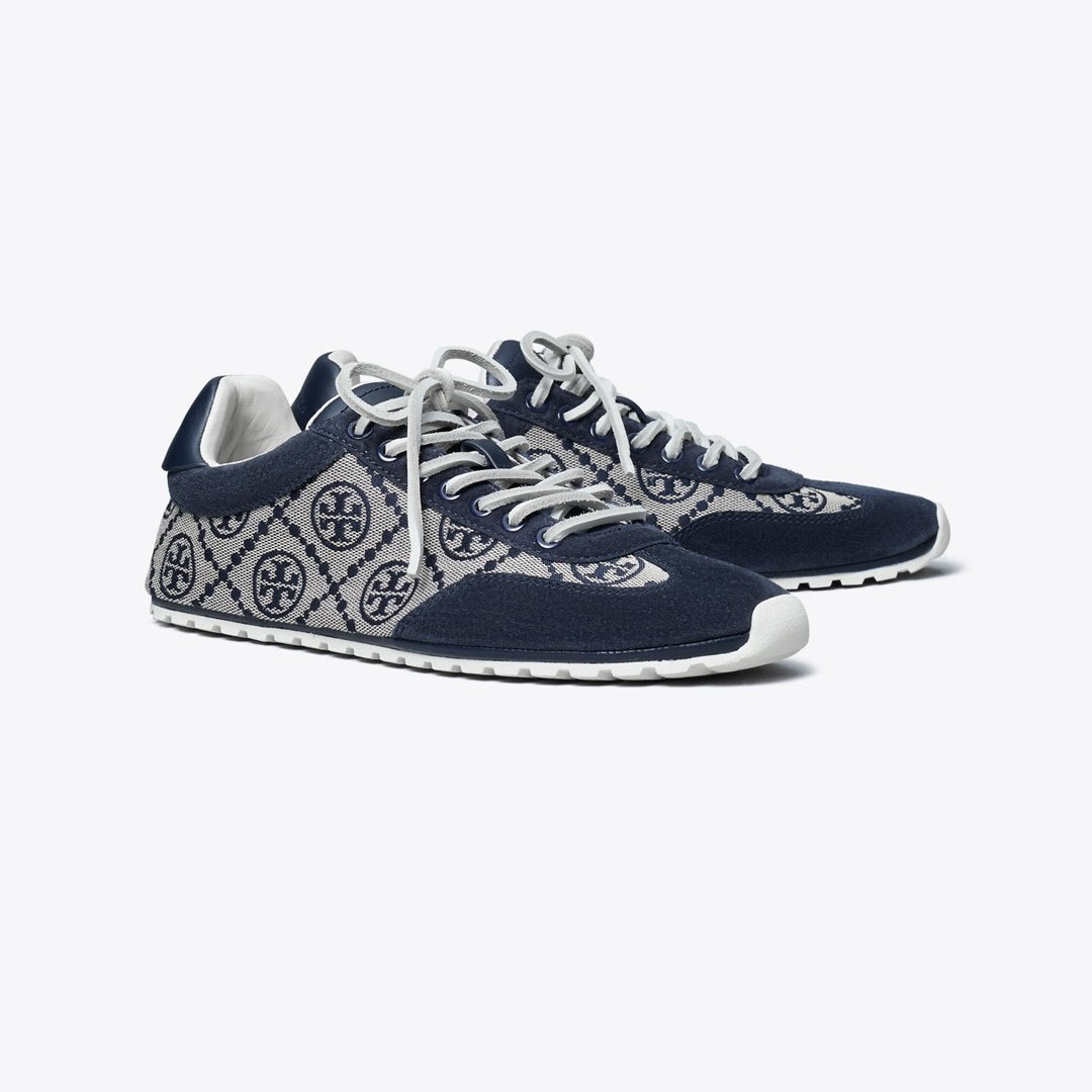 Tory Burch T Monogram Field Sneaker NAVY T MONOGRAM / NEW NAVY / NEW NAVY