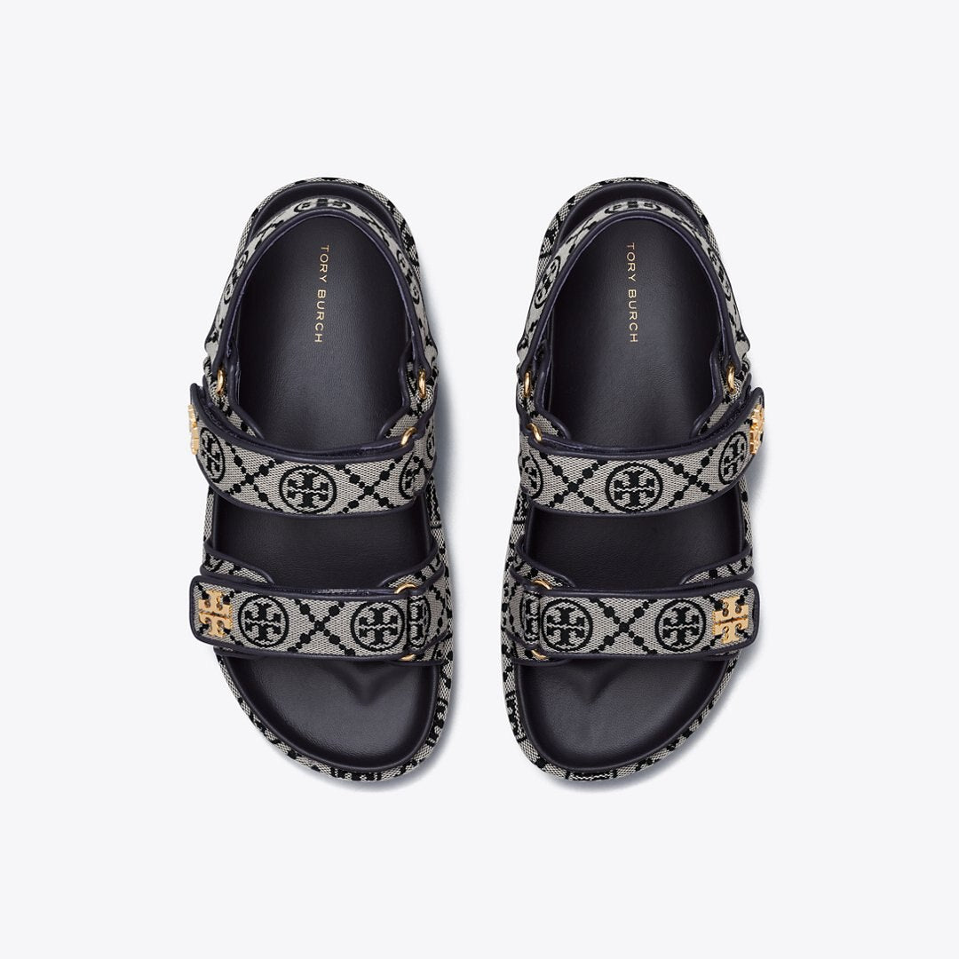 Tory Burch T Monogram Kira Sport Sandal PERFECT NAVY