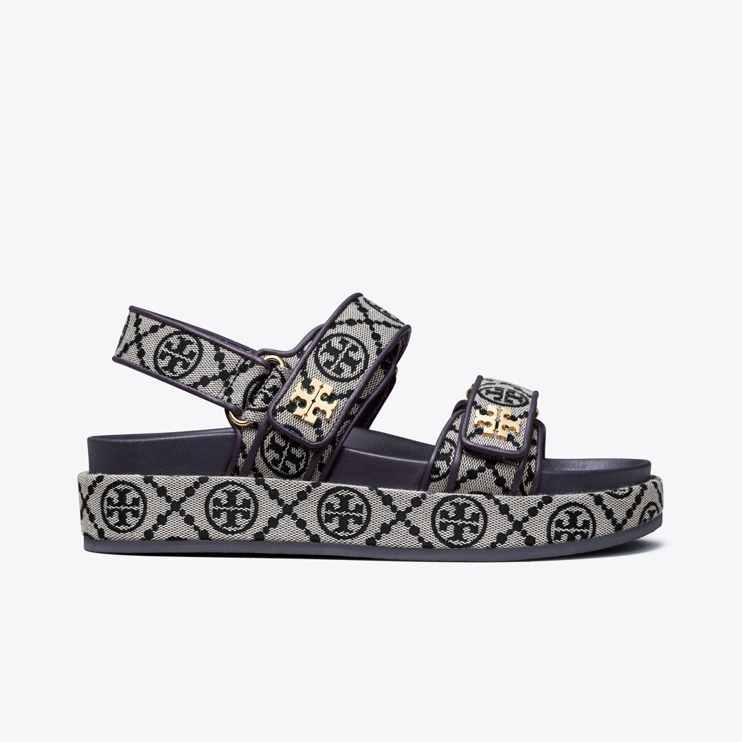 Tory Burch T Monogram Kira Sport Sandal PERFECT NAVY