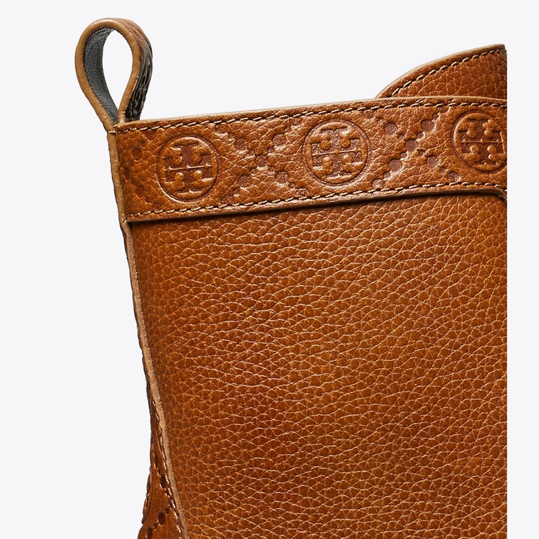 Tory Burch T Monogram Lug Boot TOASTED CARAMEL