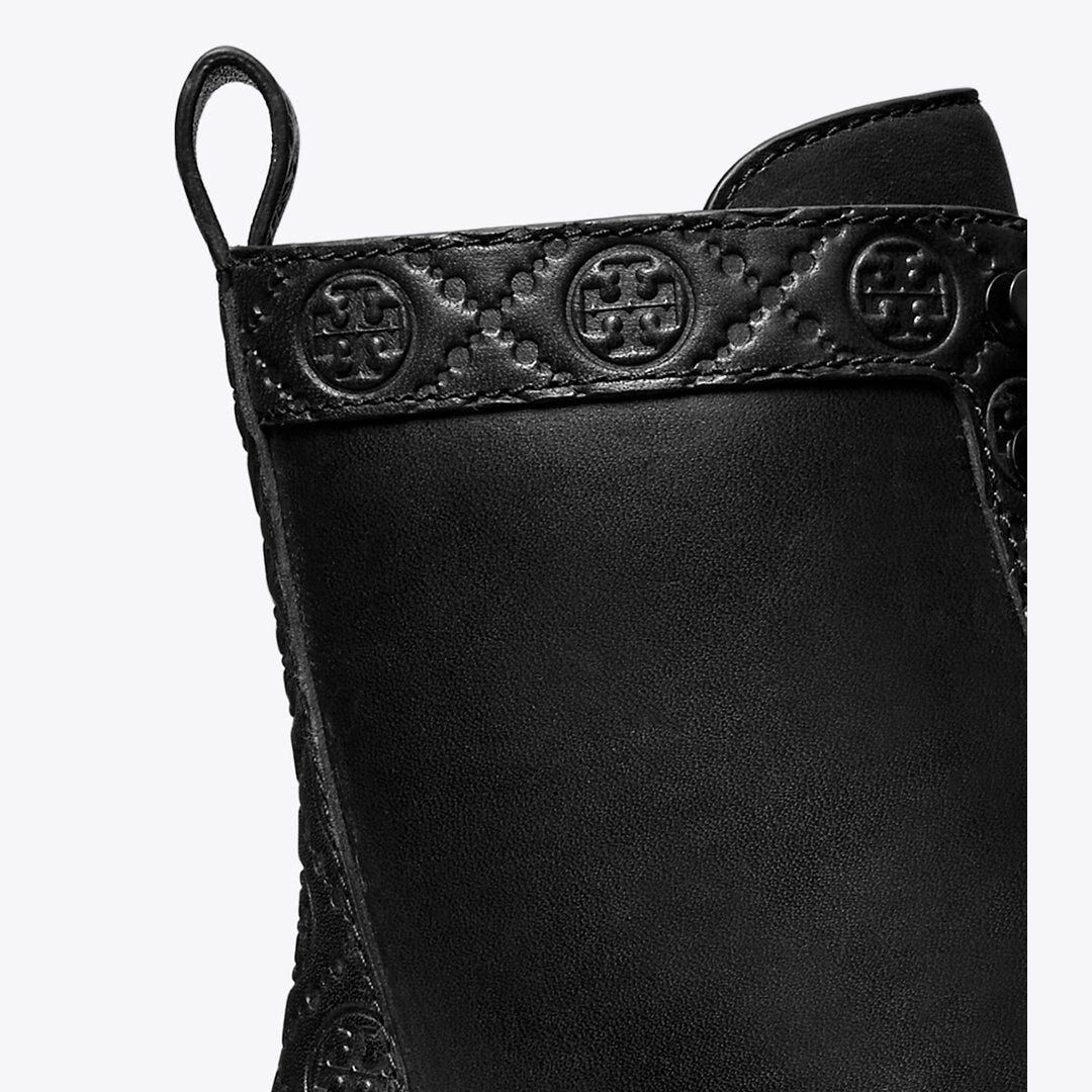Tory Burch T Monogram Lug Boot PERFECT BLACK