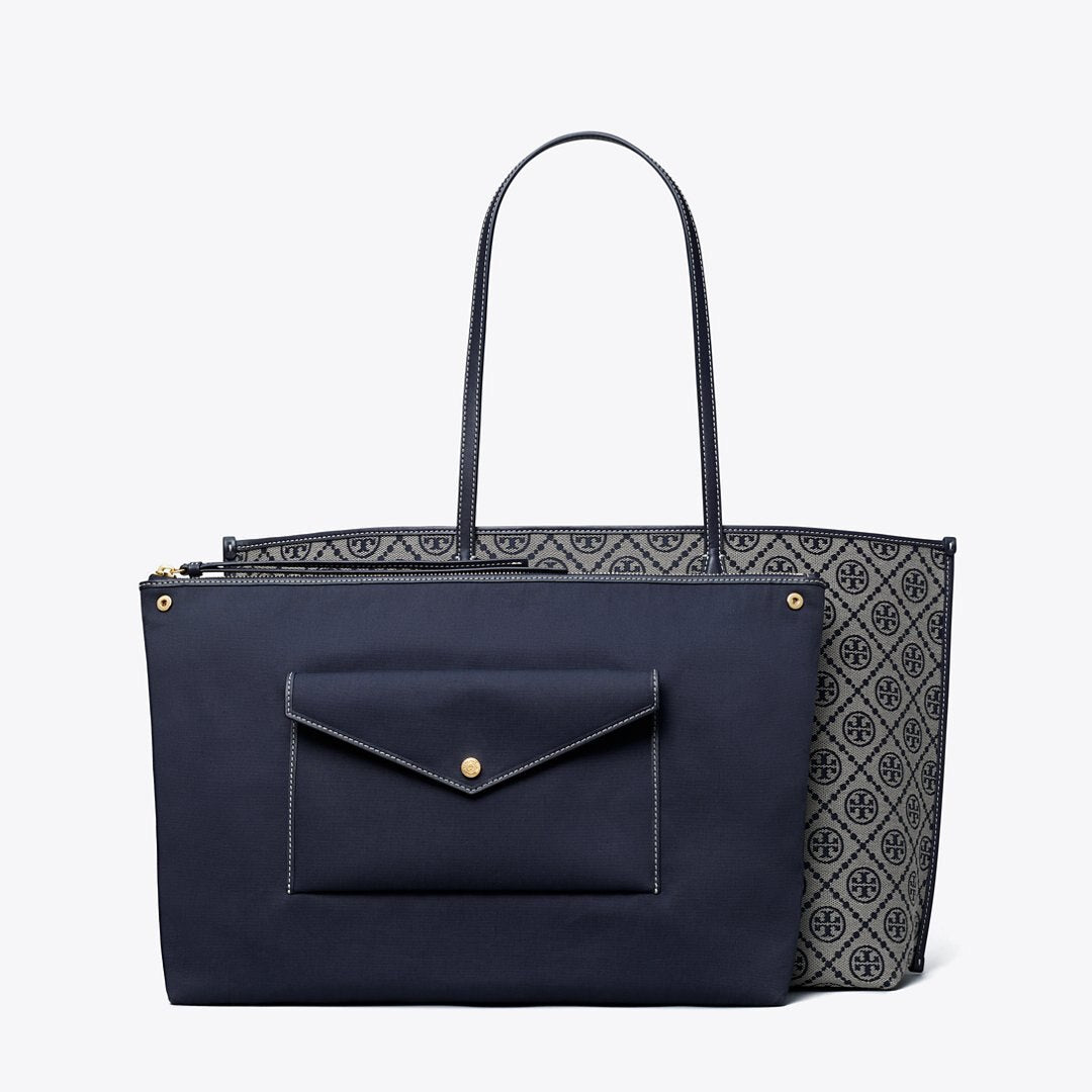 Tory Burch T Monogram Perry Tote Tory Navy