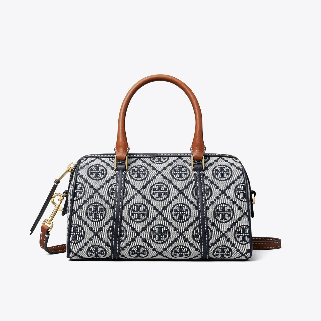 Tory Burch T Monogram Petite Barrel Bag Tory Navy