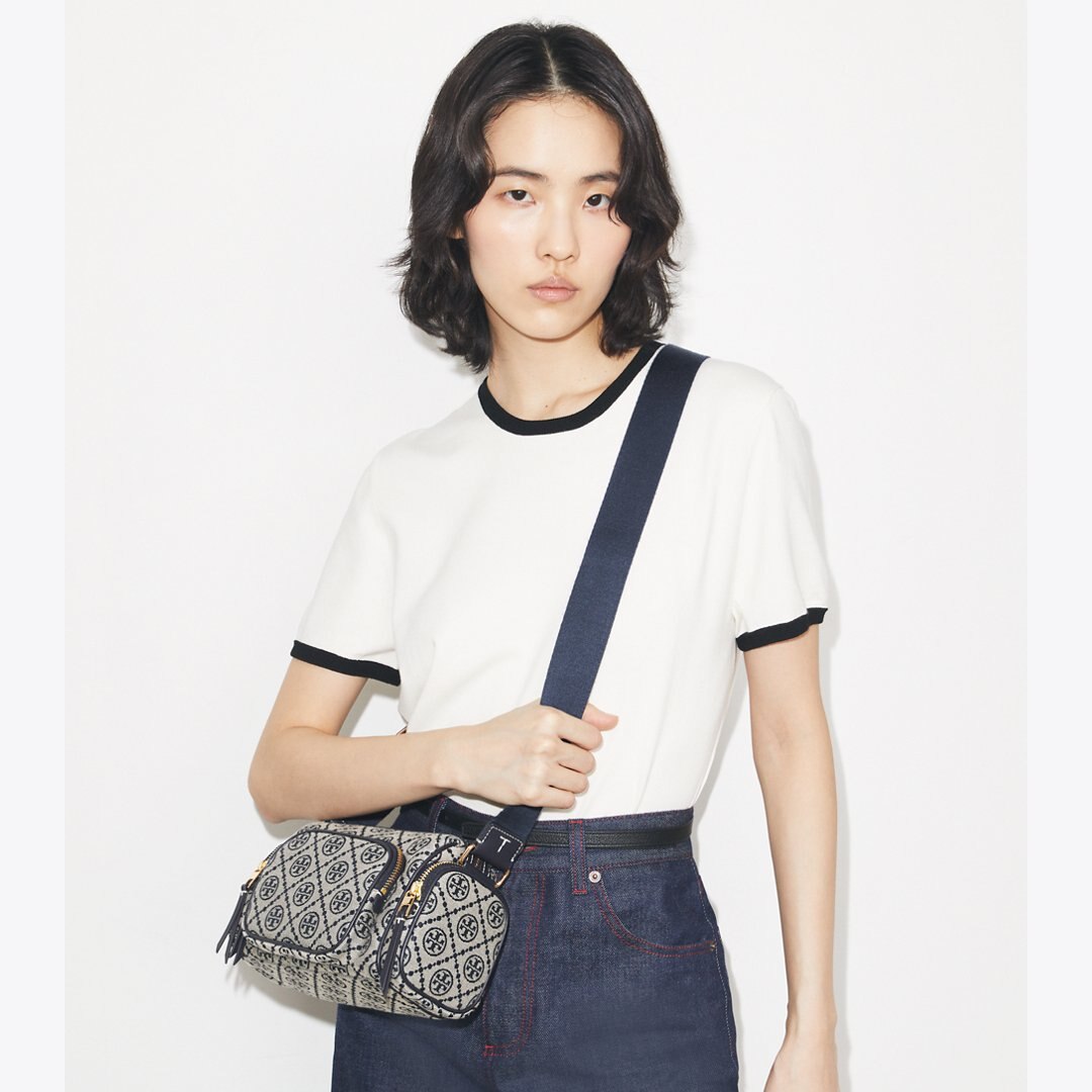 Tory Burch T Monogram Pocket Crossbody Tory Navy