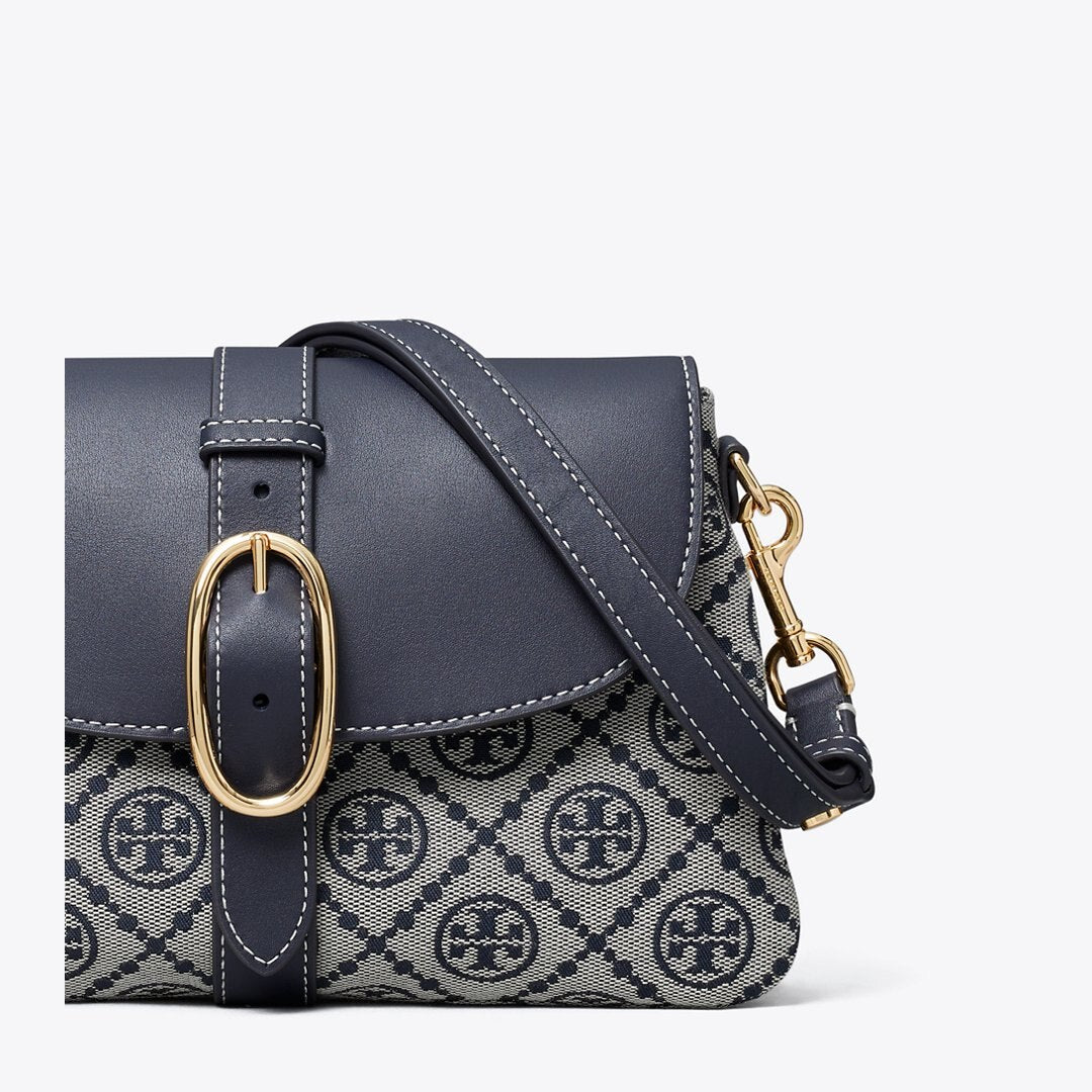 Tory Burch T Monogram Soft Small Shoulder Bag Tory Navy
