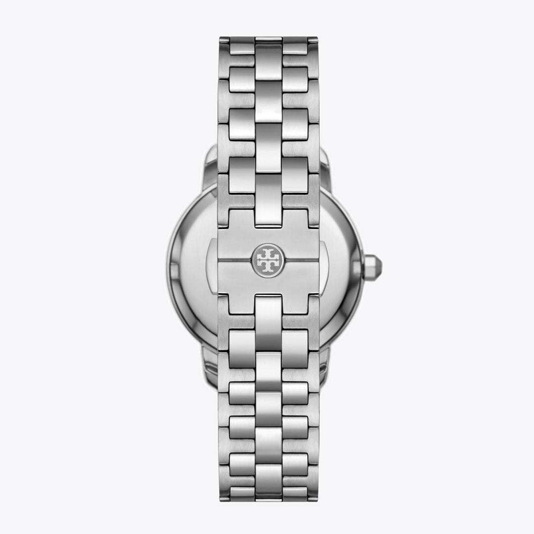 Tory Burch T Monogram Watch BLUE/SILVER