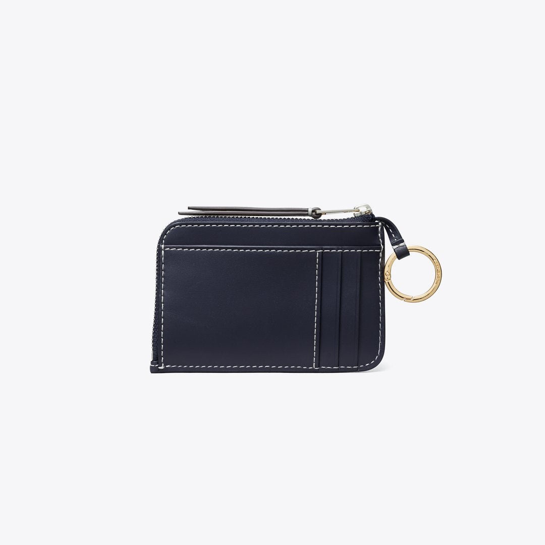 Tory Burch T Monogram Zip Card Case Tory Navy