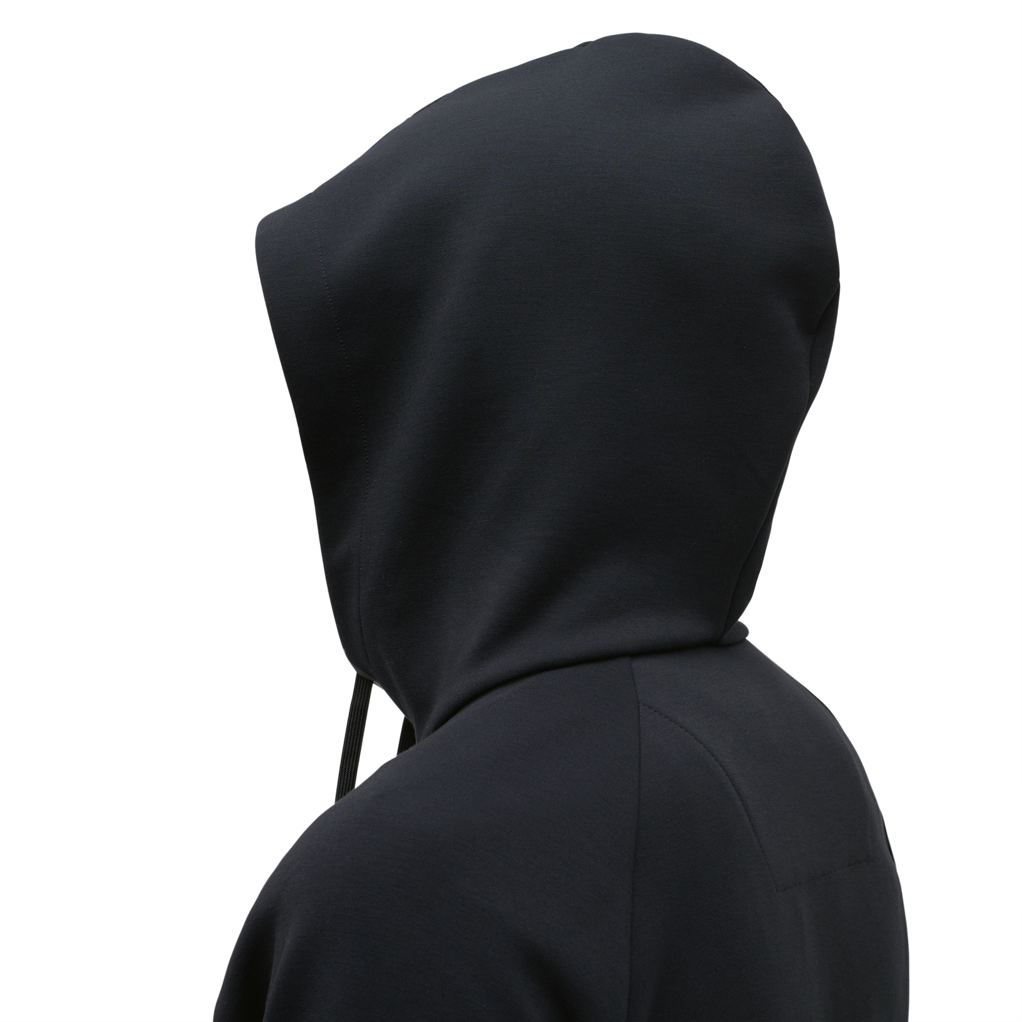 On Zipped Hoodie Black