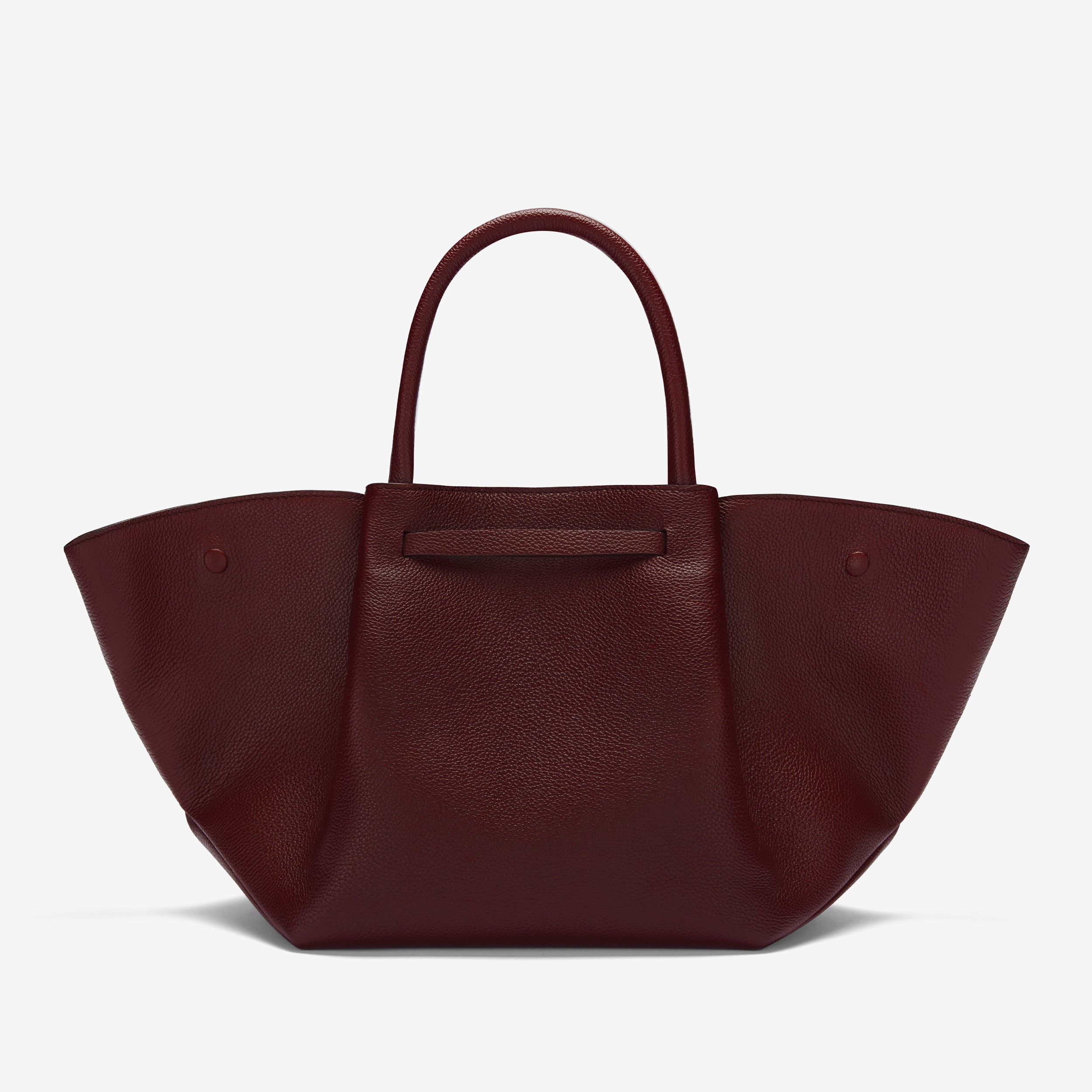 DeMellier The Midi New York burgundy small grain