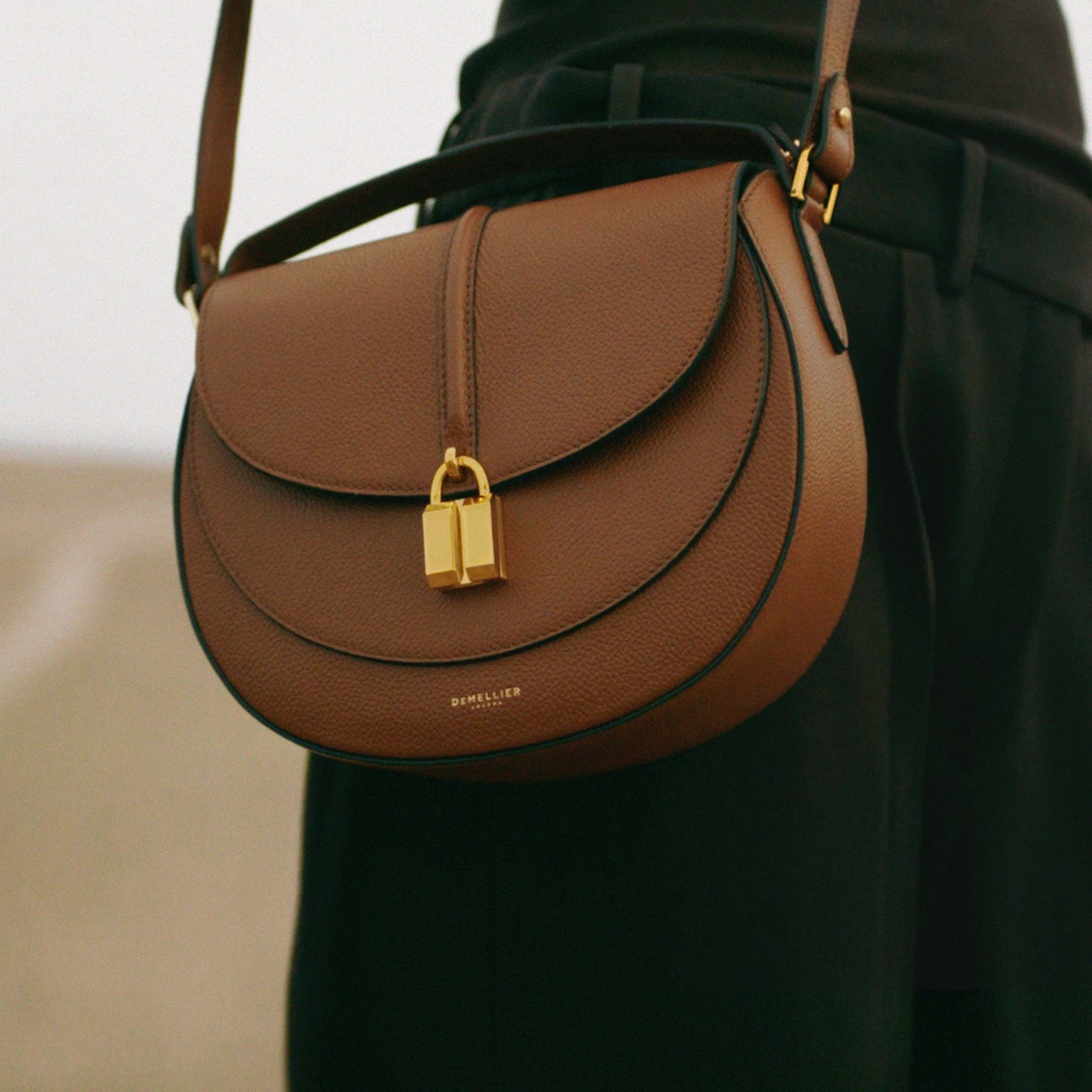 DeMellier The Siena Saddle tan small grain