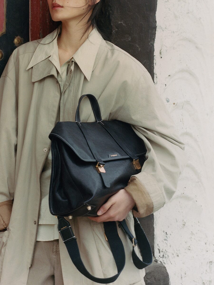 Songmont The Small Shan Briefcase Onyx