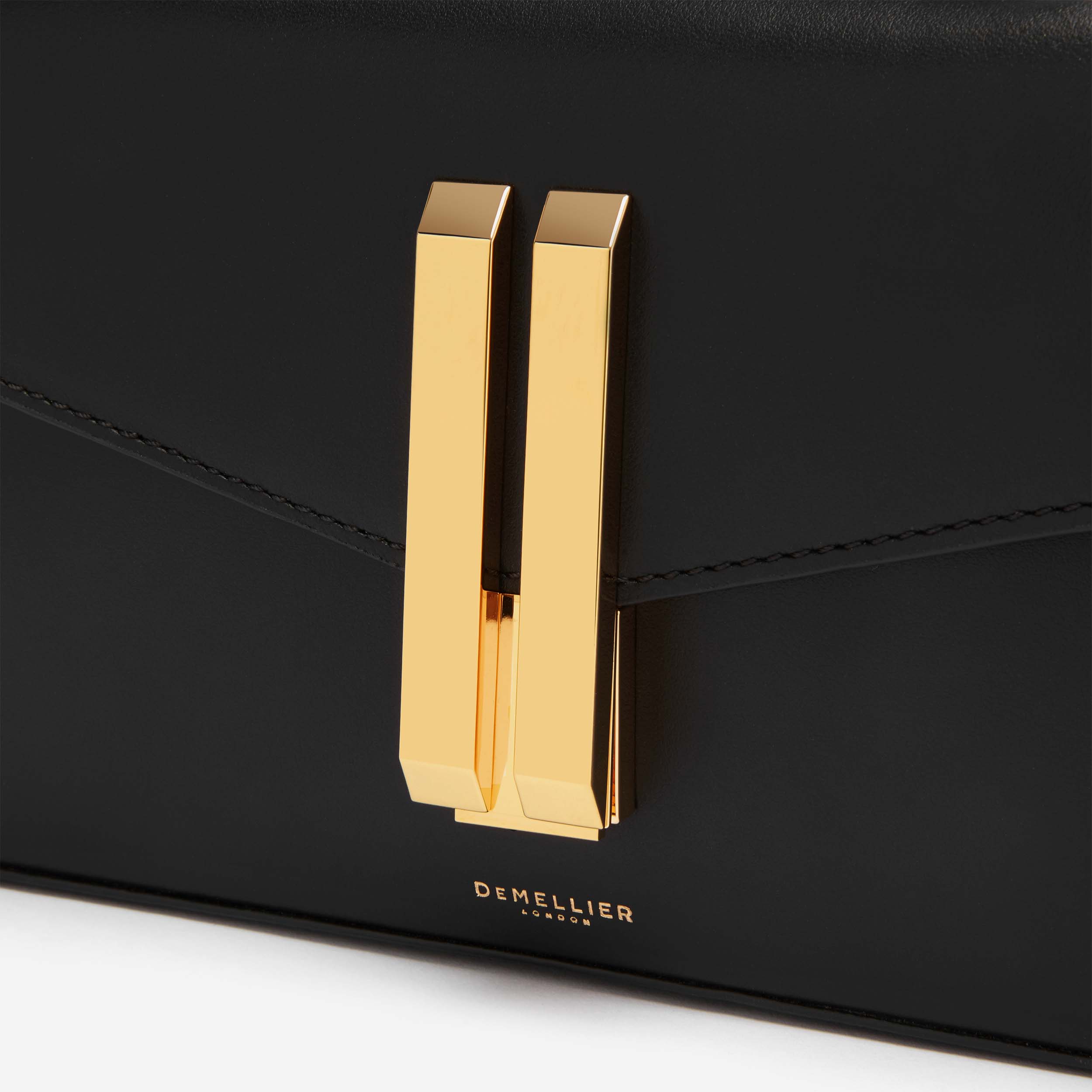 DeMellier The Vancouver Clutch black smooth